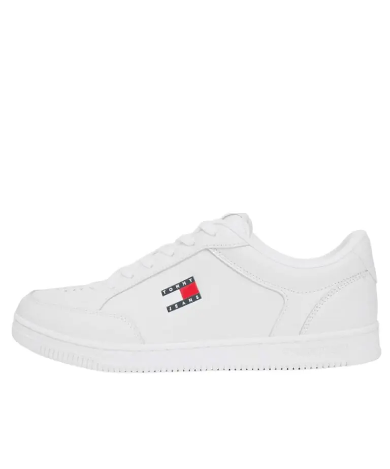 Tommy Hilfiger - Ανδρικά Sneakers Tjm Cupsole Long Lace Leather EM0EM01707-YBL Λευκό