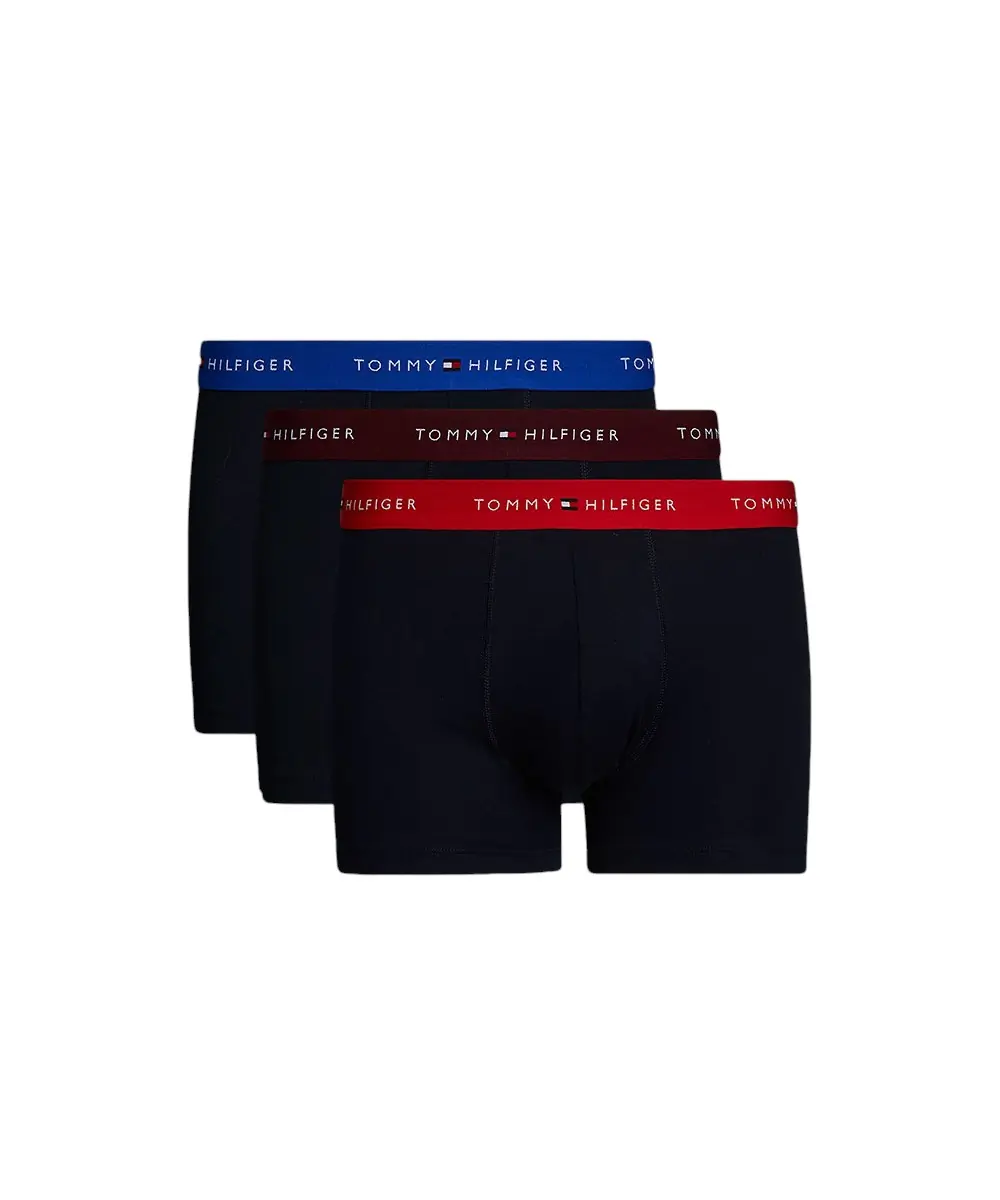 Tommy Hilfiger - Ανδρικά Μποξεράκια 3Pack Wb Trunk UM0UM02763-0K5 Μαύρο
