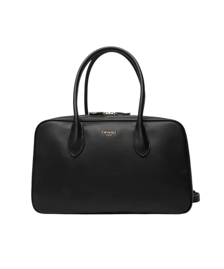 Twinset - Γυναικεία Τσάντα Large Bowler Bag 252TD8061-00006 Μαύρο