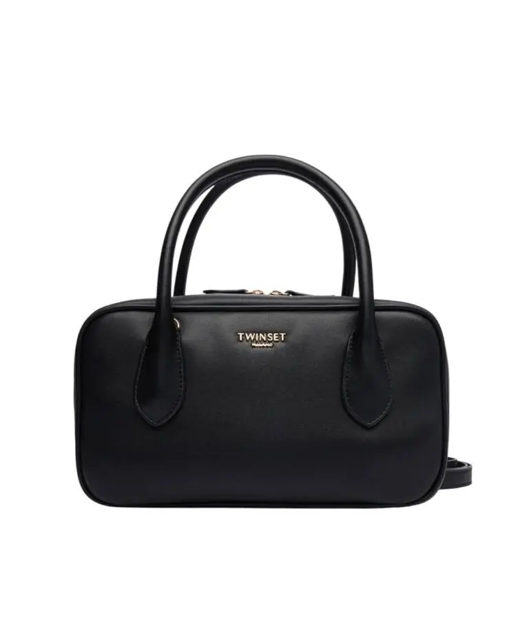 Twinset - Γυναικεία Τσάντα Medium Bowler Bag 252TD8062-00006 Μαύρο