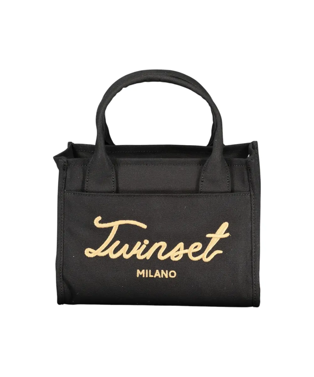 Twinset - Γυναικεία Τσάντα Signature Tote Medium c 261TB7290-00006 Μαύρο