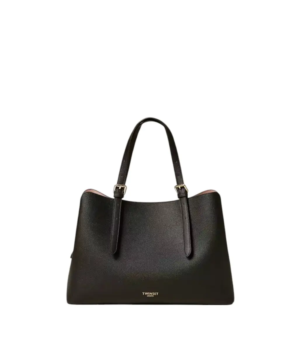 Twinset - Γυναικεία Τσάντα Tote 261TB7180-10632 Μαύρο