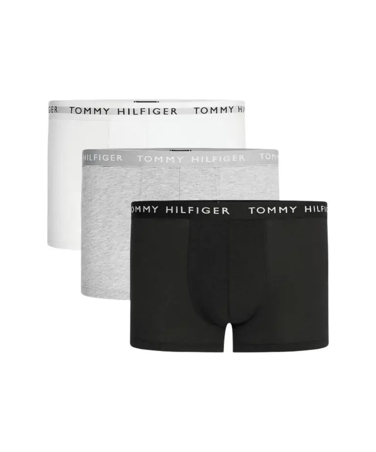 Tommy Hilfiger - Ανδρικά Μποξεράκια 3Pack Essential UM0UM02203-0XK Γκρι