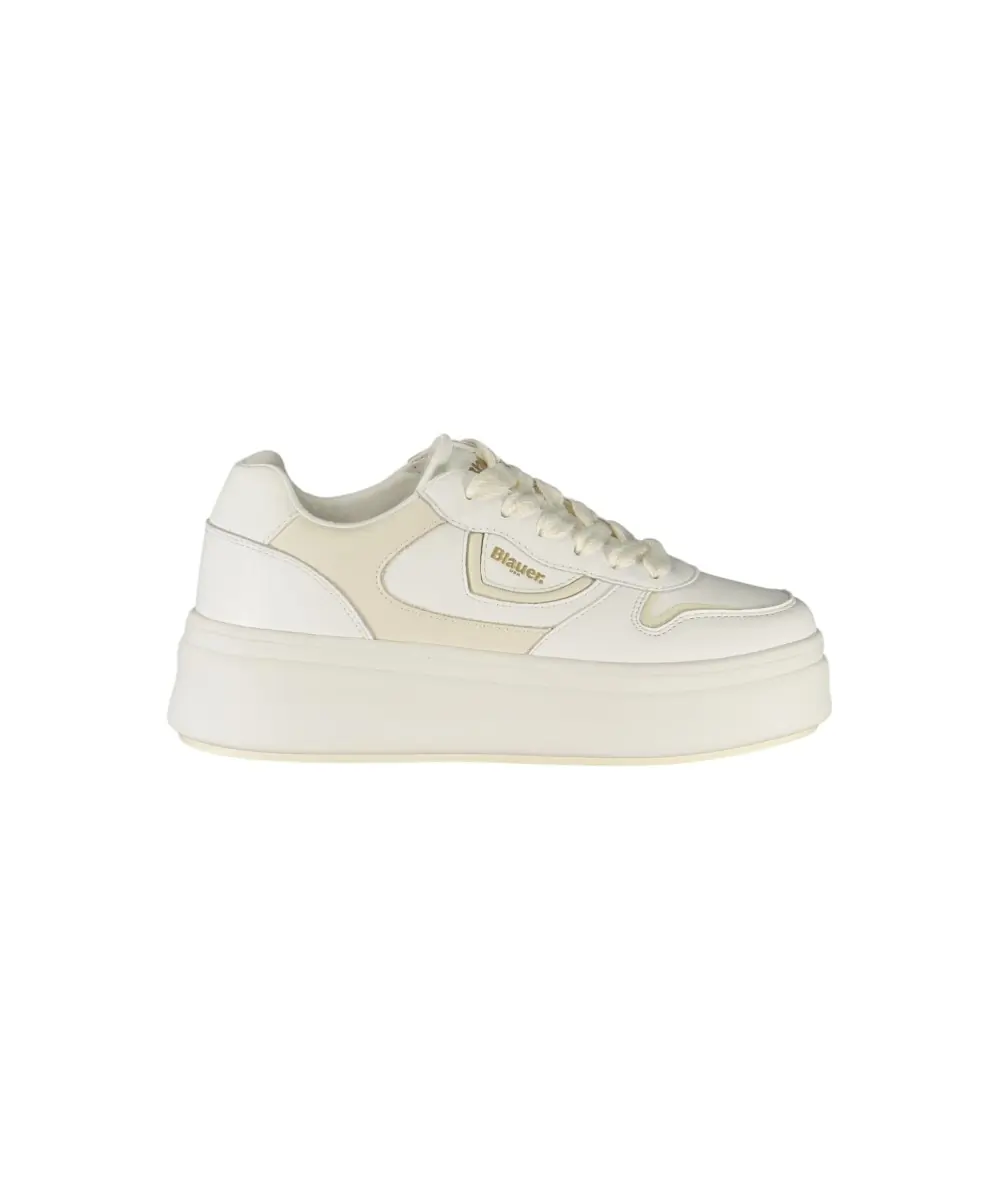 Blauer - Γυναικεία Sneakers Emery 03 Lea S5EMERY03LEA-WHICRE Λευκό/Κρεμ