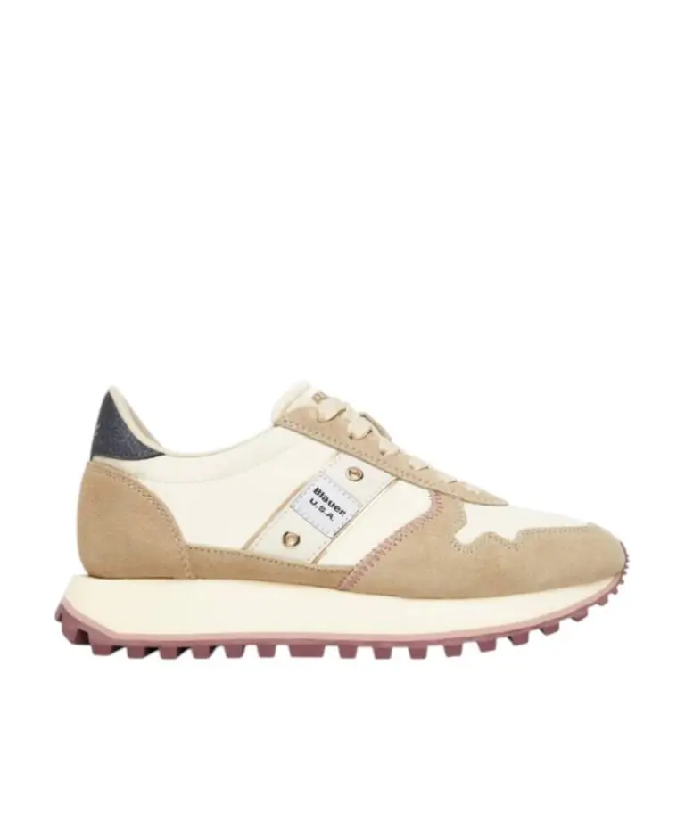 Blauer - Γυναικεία Sneakers Millen 03 Nyg F5MILLEN03NYG-CREMAU Μπεζ
