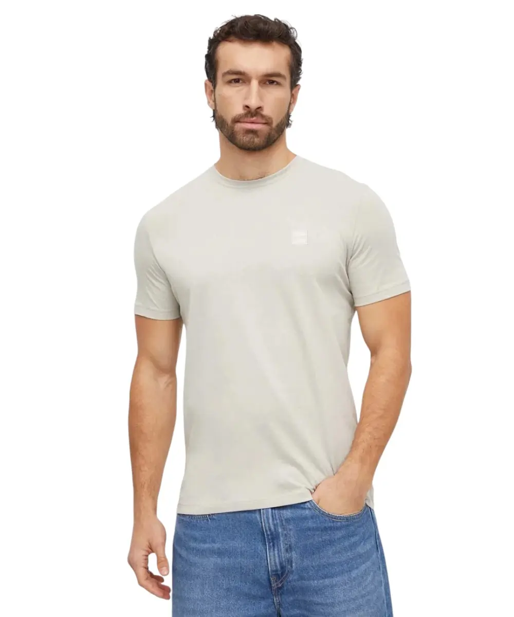 Hugo Boss - Ανδρικό T-shirt Orange San Jared-C Tales 50508584-070 Μπεζ