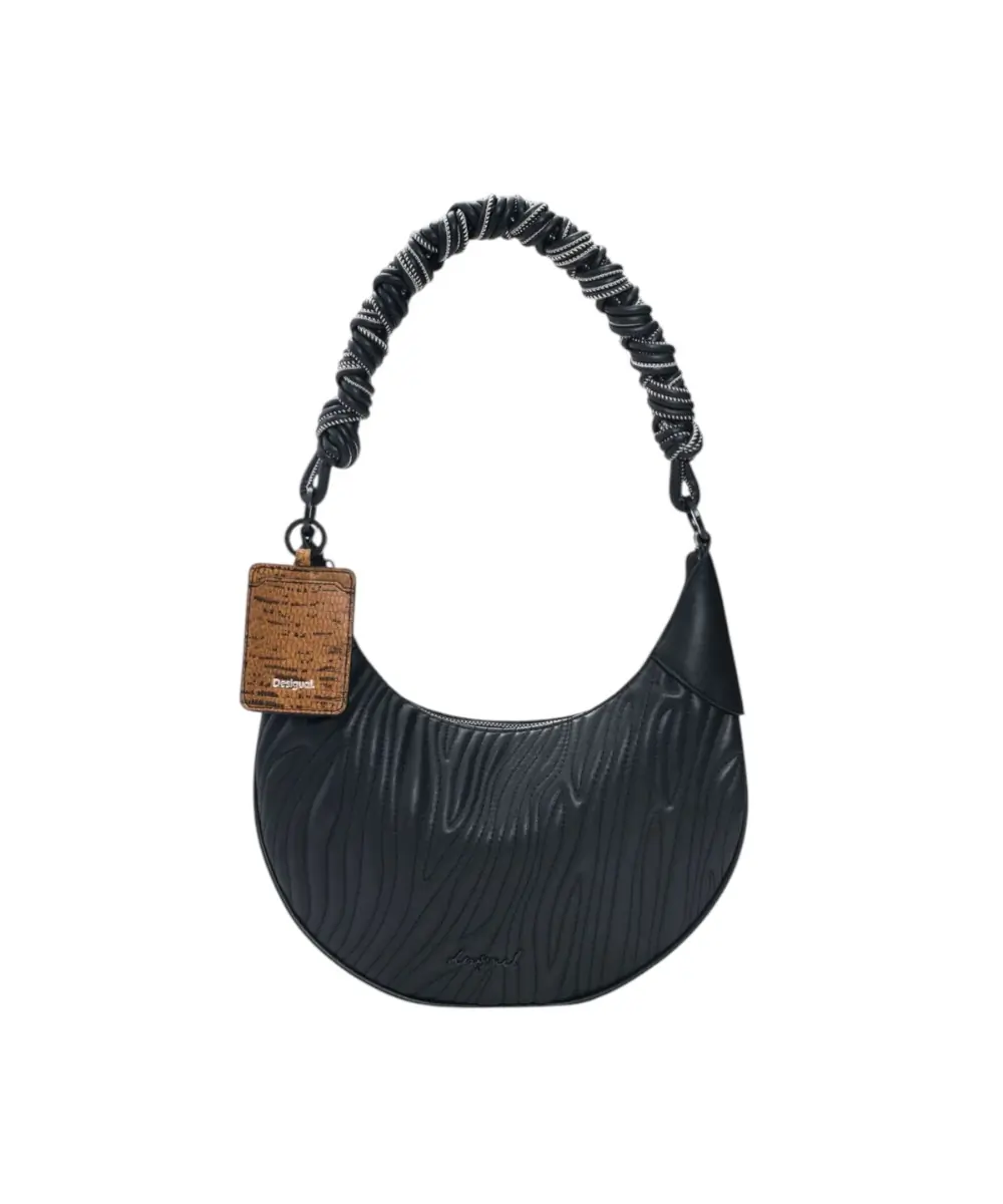 Desigual - Γυναικεία Τσάντα Ώμου Helium Calgary 26SAXPBC-2000 Μαύρο