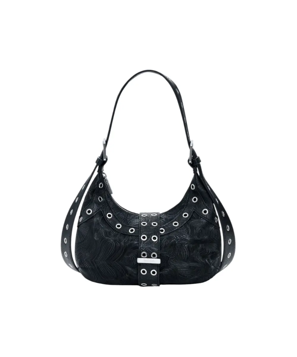 Desigual - Γυναικεία Τσάντα Ώμου Moonstone Margot Mini 26SAXP37-2000 Μαύρο