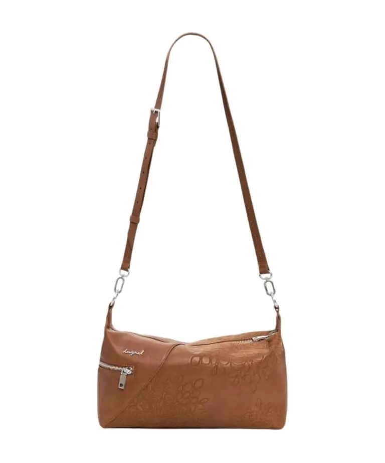 Desigual - Γυναικεία Τσάντα Ώμου Sierra Huntington 26SAXPB6-6011 Καφέ