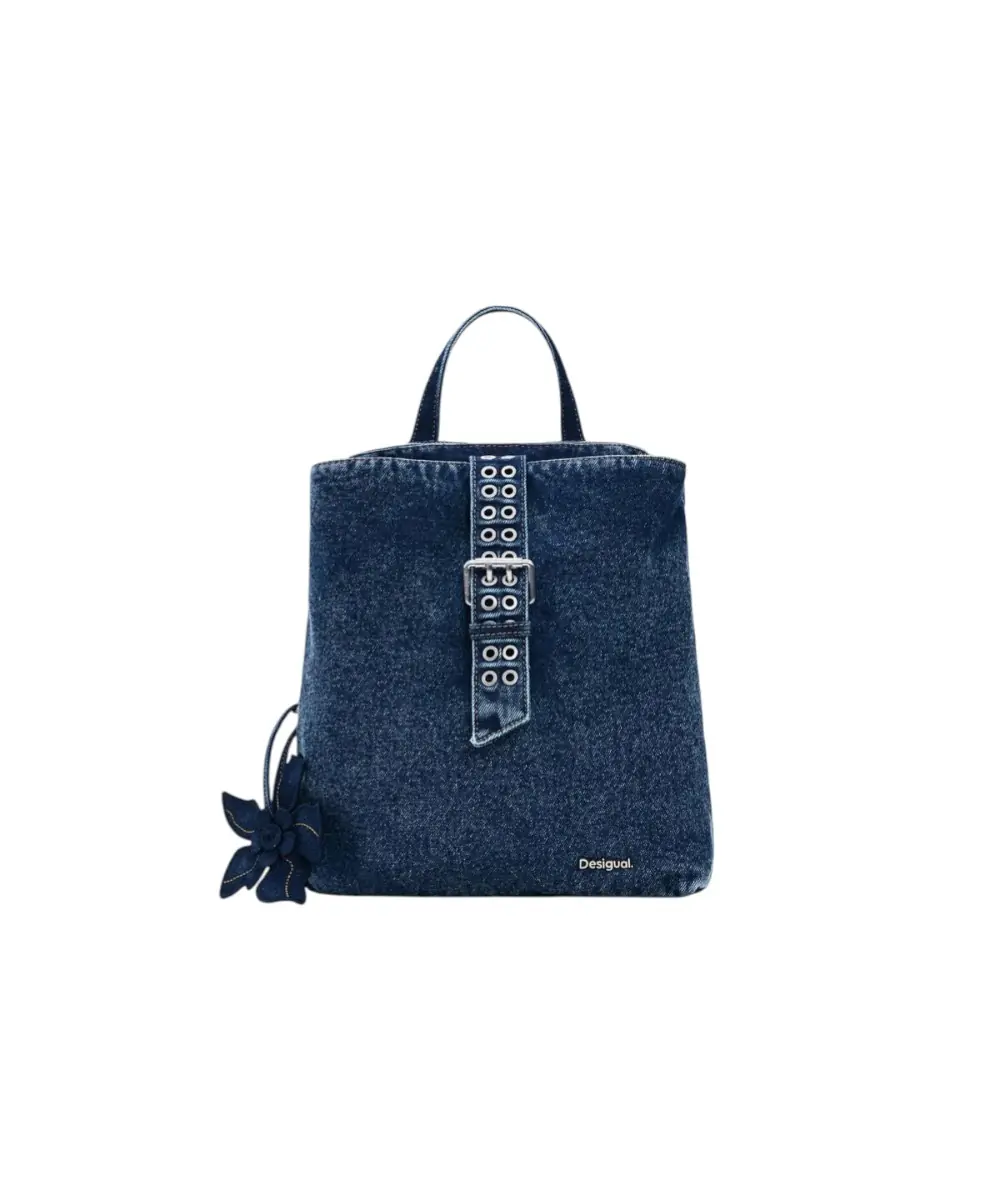 Desigual - Γυναικείο Σακίδιο Πλάτης Curio Denim Sumy Mini 26SAKD03-5008 Μπλε