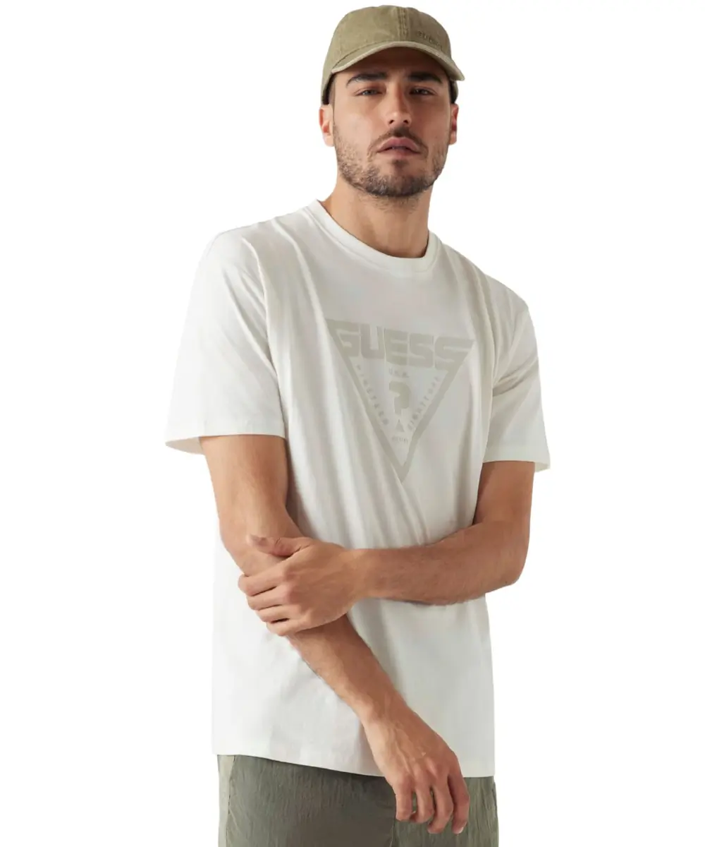 Guess - Ανδρικό T-shirt Essential Logo Z4BI02I3Z14-G018 Λευκό