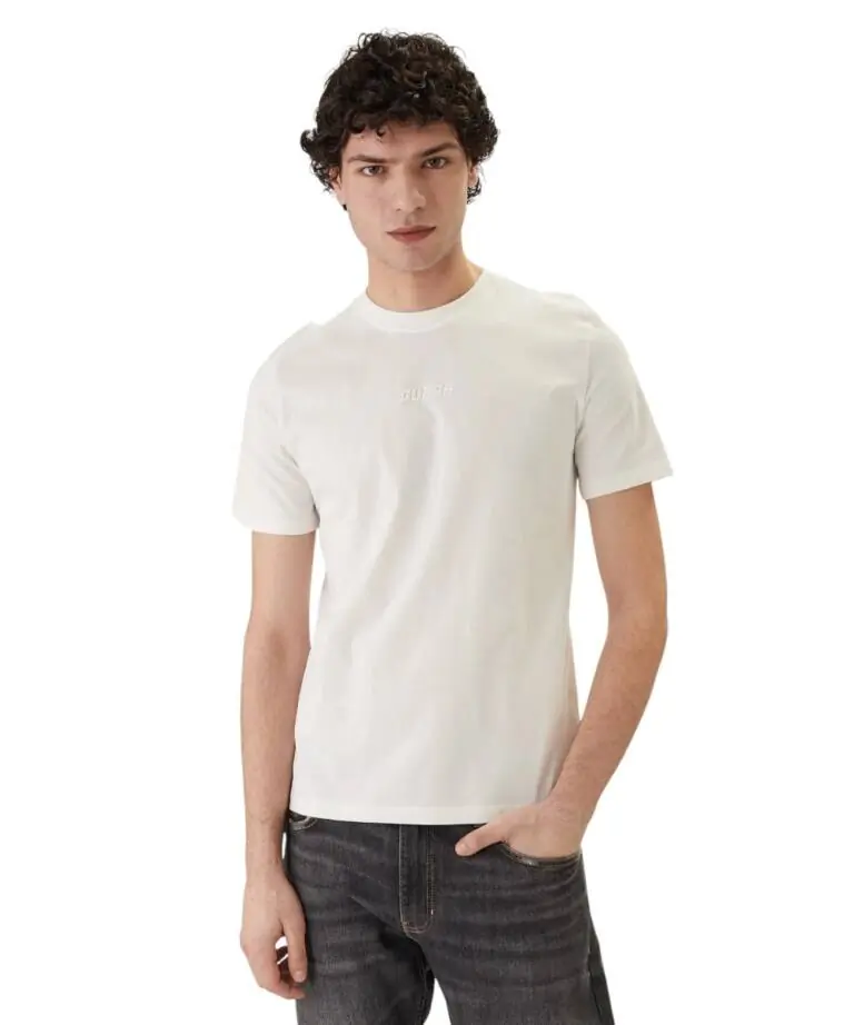 Guess - Ανδρικό T-shirt Short Sleeved Regular Fit Z6GI06K2847-G018 Λευκό