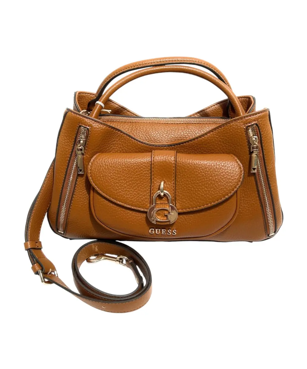 Guess - Γυναικεία Τσάντα Jessa Bag HWBG836206-CAR Καφέ