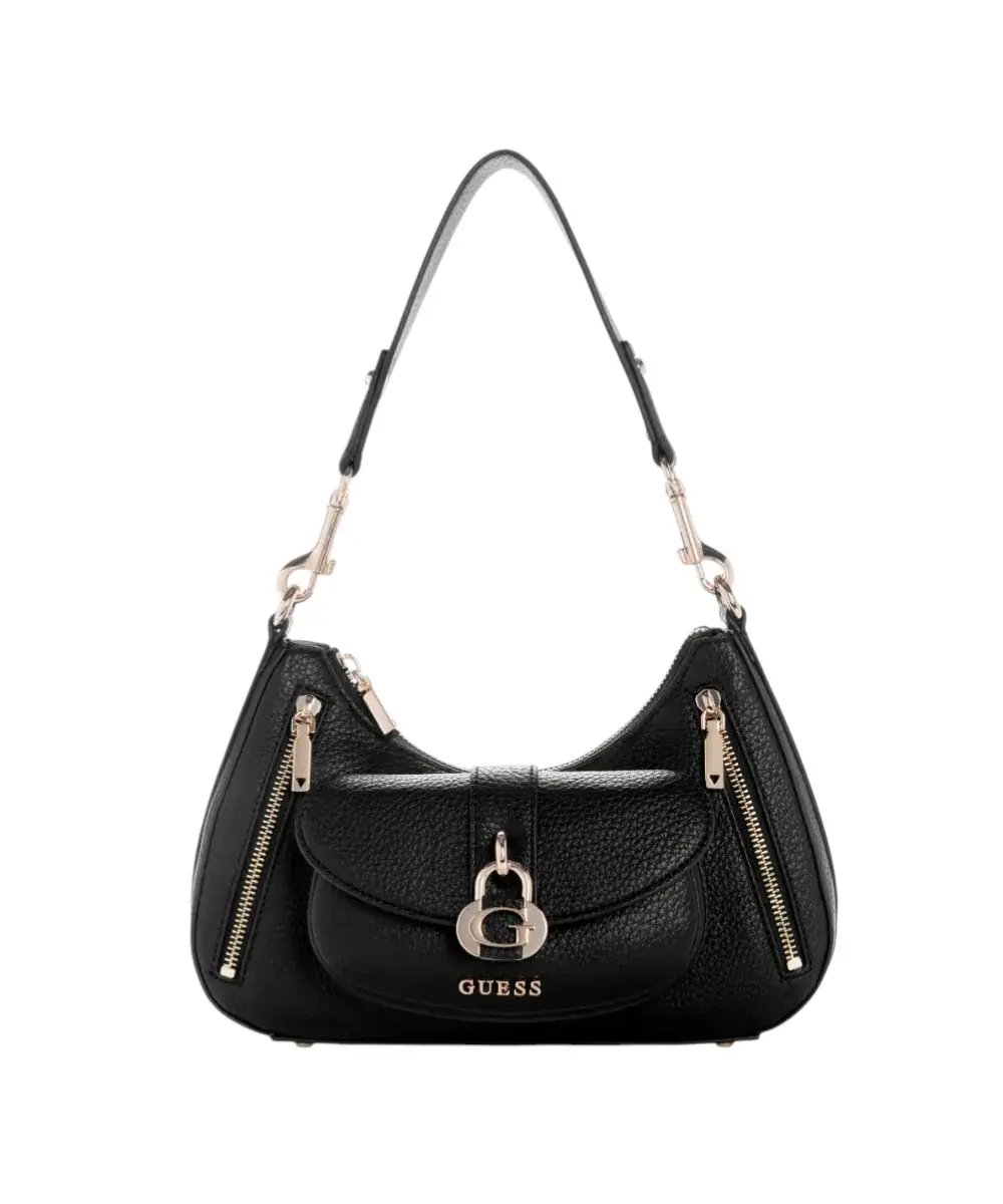 Guess - Γυναικεία Τσάντα Jessa Shoulder Bag HWBG836218-BLA Μαύρο