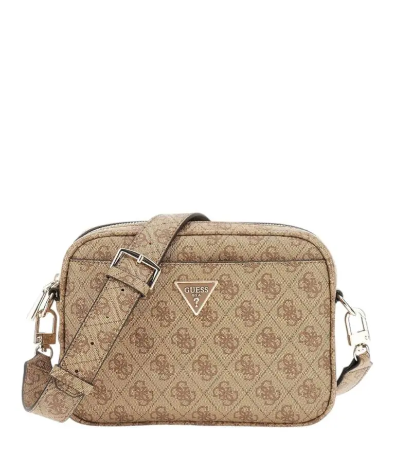 Guess - Γυναικεία Τσάντα Meridian II Bag HWSG697414-LAT Καφέ Ανοιχτό
