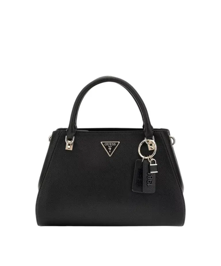 Guess - Γυναικεία Τσάντα Ώμου/Χειρός Noelle II Bag HWZG967207-BLA Μαύρο