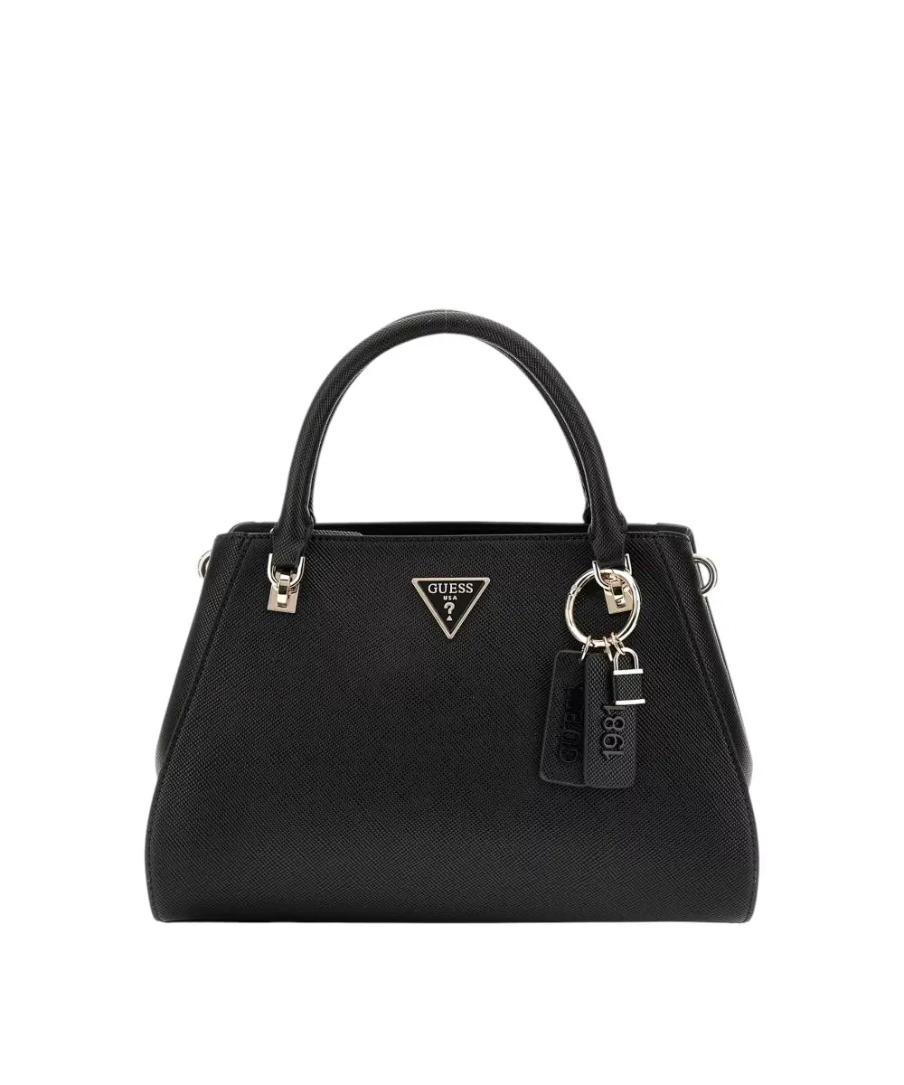 Guess - Γυναικεία Τσάντα Ώμου/Χειρός Noelle II Bag HWZG967207-BLA Μαύρο