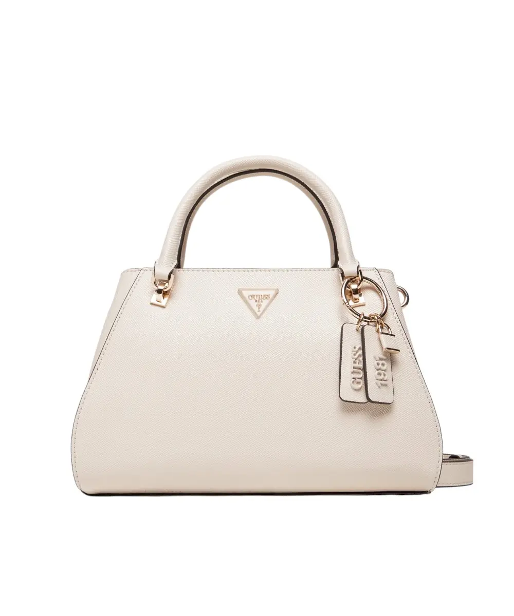 Guess - Γυναικεία Τσάντα Ώμου/Χειρός Noelle II Bag HWZG967207-TAU Εκρού