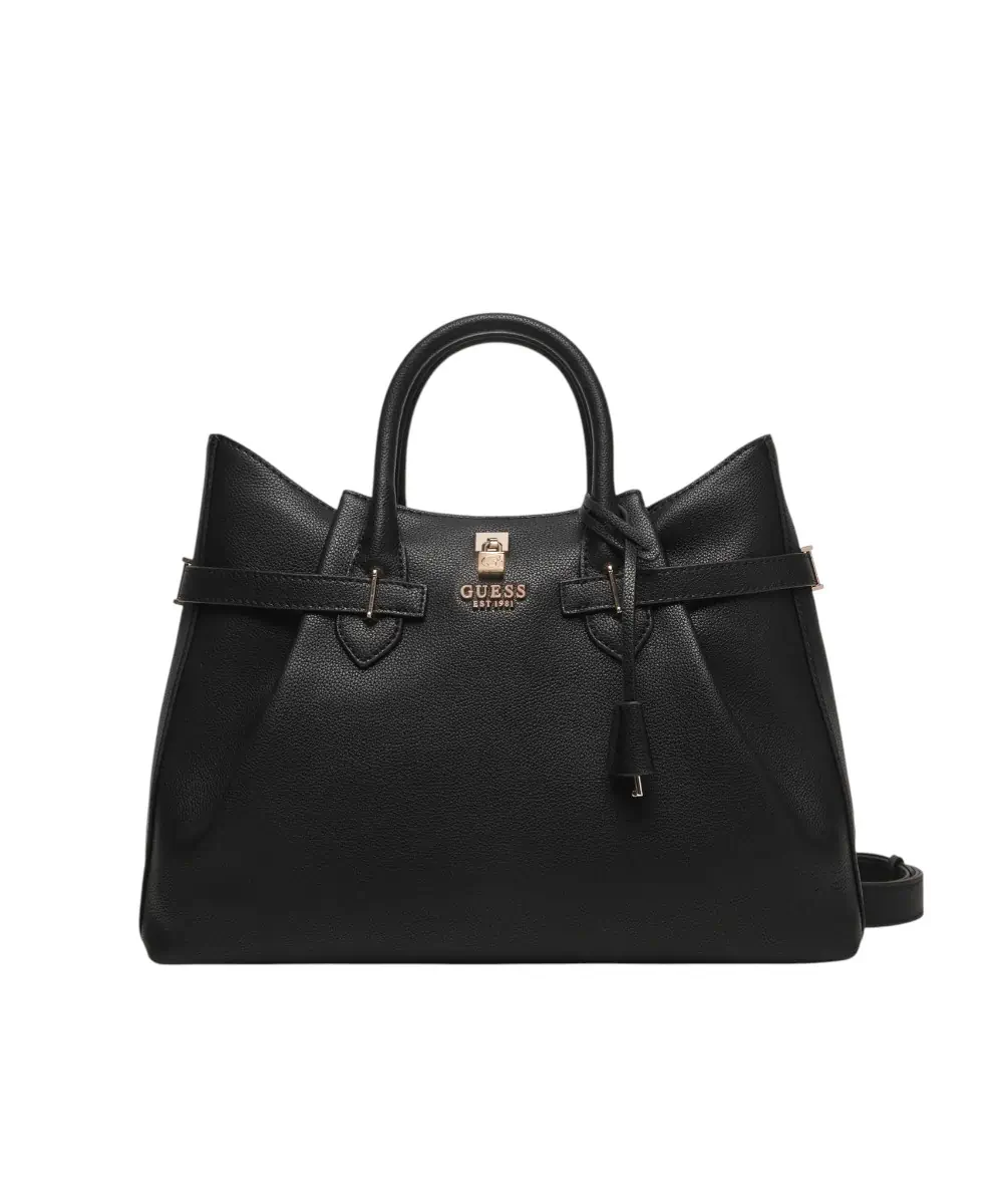Guess - Γυναικεία Τσάντα Ώμου/Χειρός Yesba Saffiano HWBG7833070-BLA Μαύρο