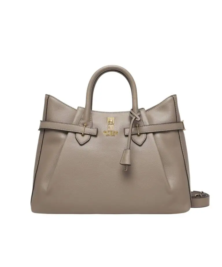 Guess - Γυναικεία Τσάντα Ώμου/Χειρός Yesba Saffiano HWBG7833070-DRT Καφέ