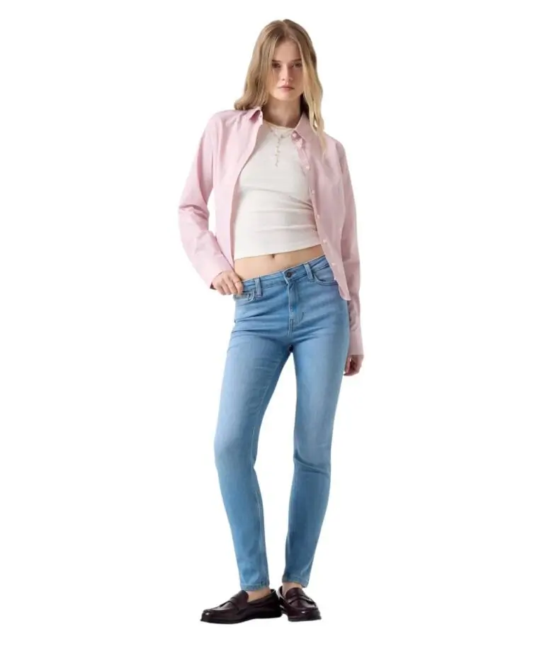 Guess - Γυναικείο Παντελόνι Τζιν G05 Skinny Jeans Soft Touch W5YA92D7043-IGHD Μπλε Ανοιχτό