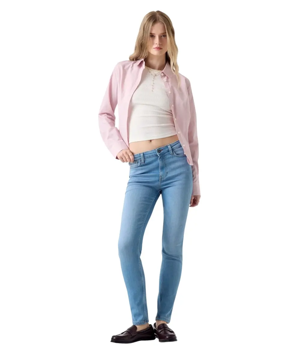 Guess - Γυναικείο Παντελόνι Τζιν G05 Skinny Jeans Soft Touch W5YA92D7043-IGHD Μπλε Ανοιχτό