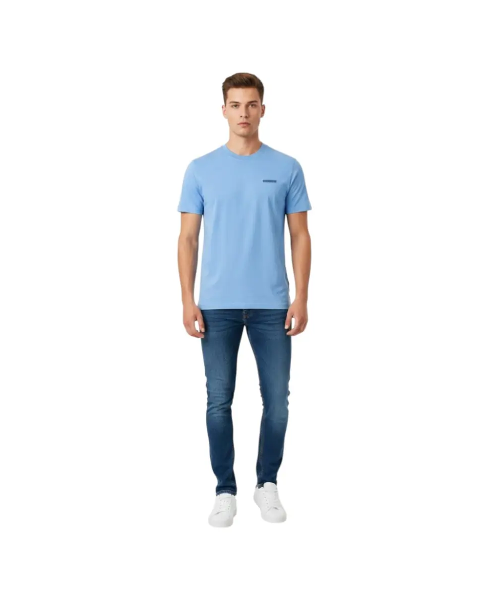 Napapijri - Ανδρικό T-shirt S Smallbox Regular Fit NP0A88TR-B9A Γαλάζιο