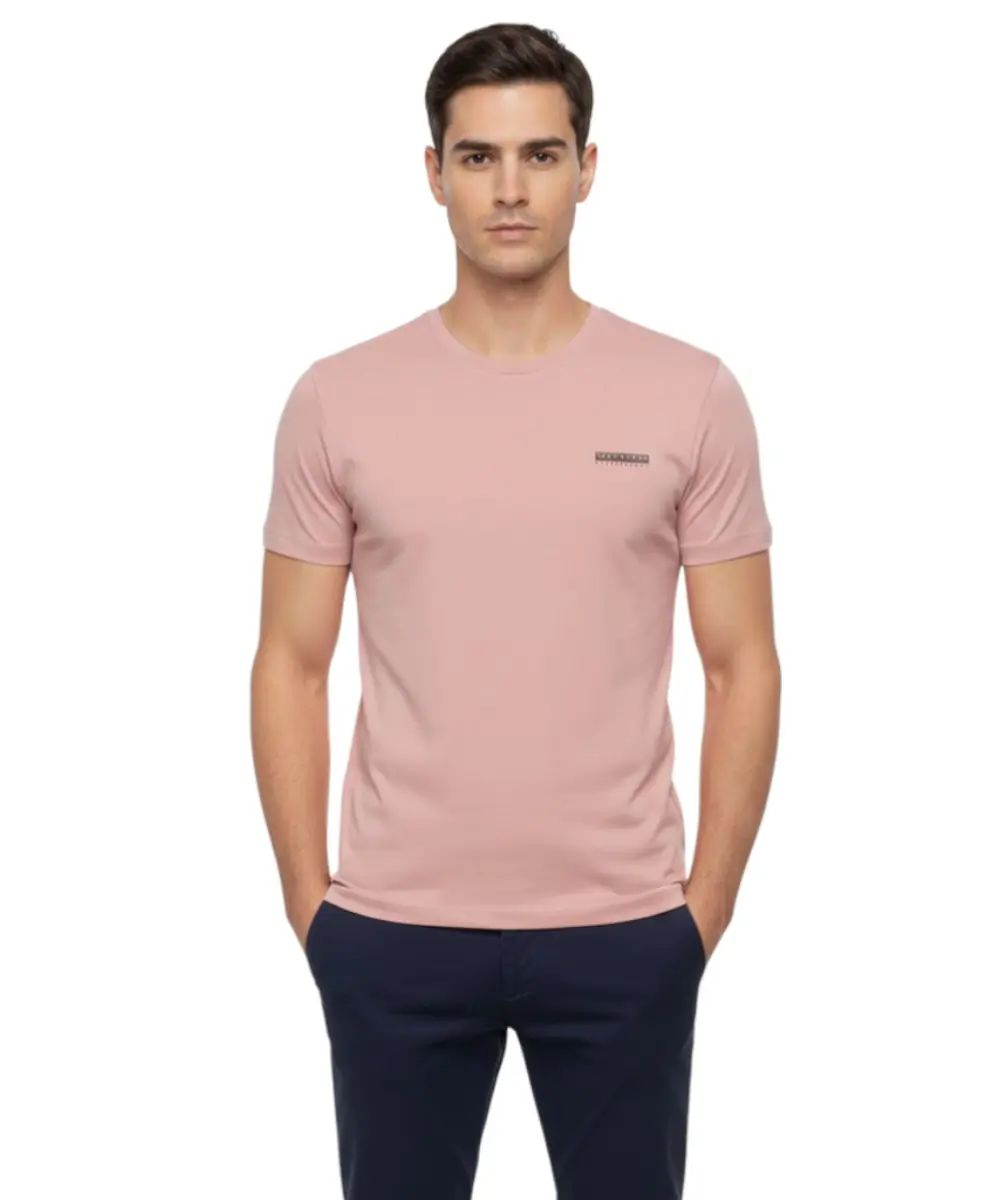 Napapijri - Ανδρικό T-shirt S Smallbox Regular Fit NP0A88TR-P1T Ροζ