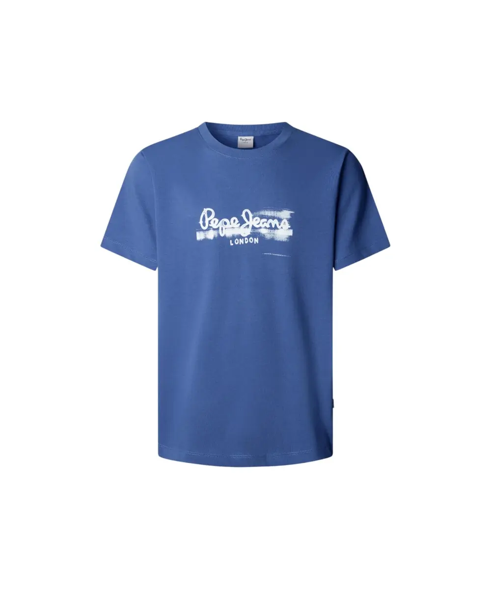 Pepe Jeans - Ανδρικό T-shirt Seasonal Logo Fantasy 3 PM5010292-576 Μπλε