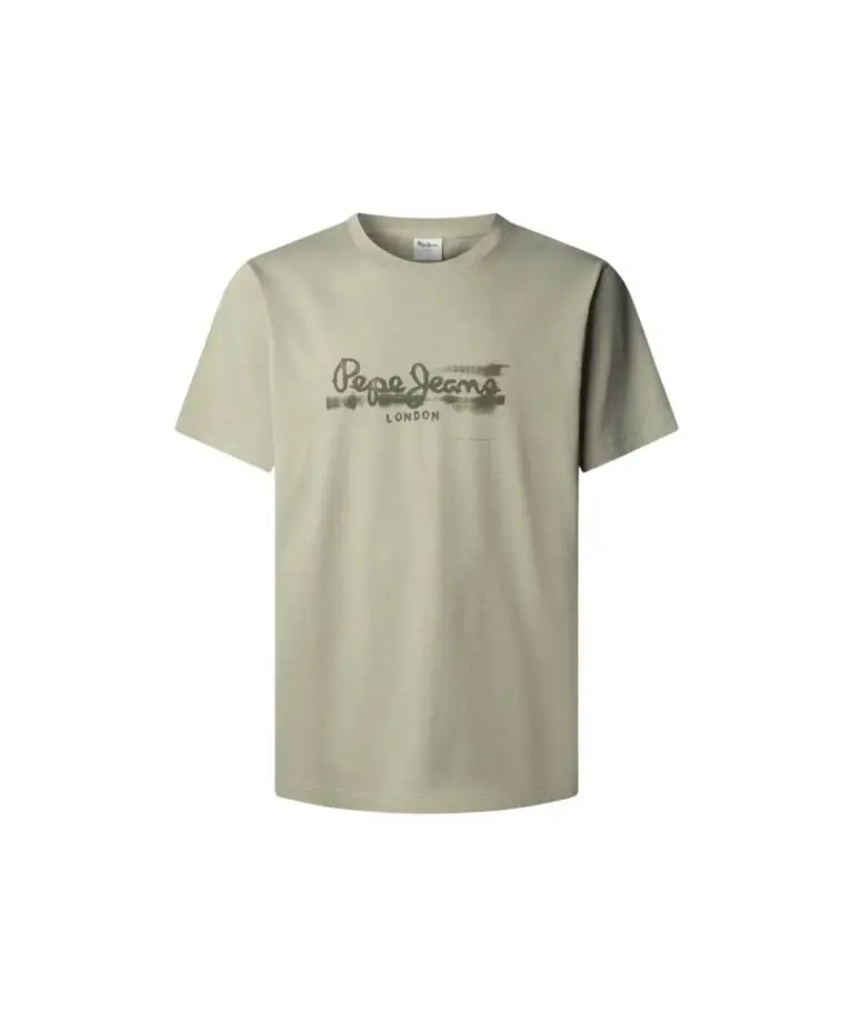 Pepe Jeans - Ανδρικό T-shirt Seasonal Logo Fantasy 3 PM5010292-701 Λαδί