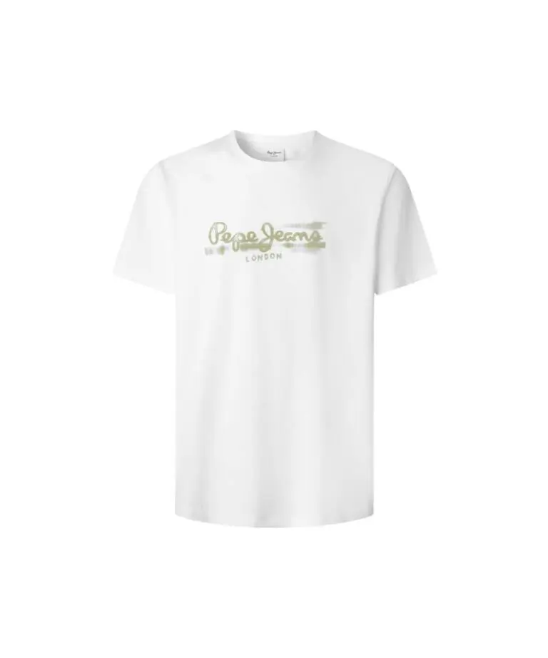 Pepe Jeans - Ανδρικό T-shirt Seasonal Logo Fantasy 3 PM5010292-800 Λευκό