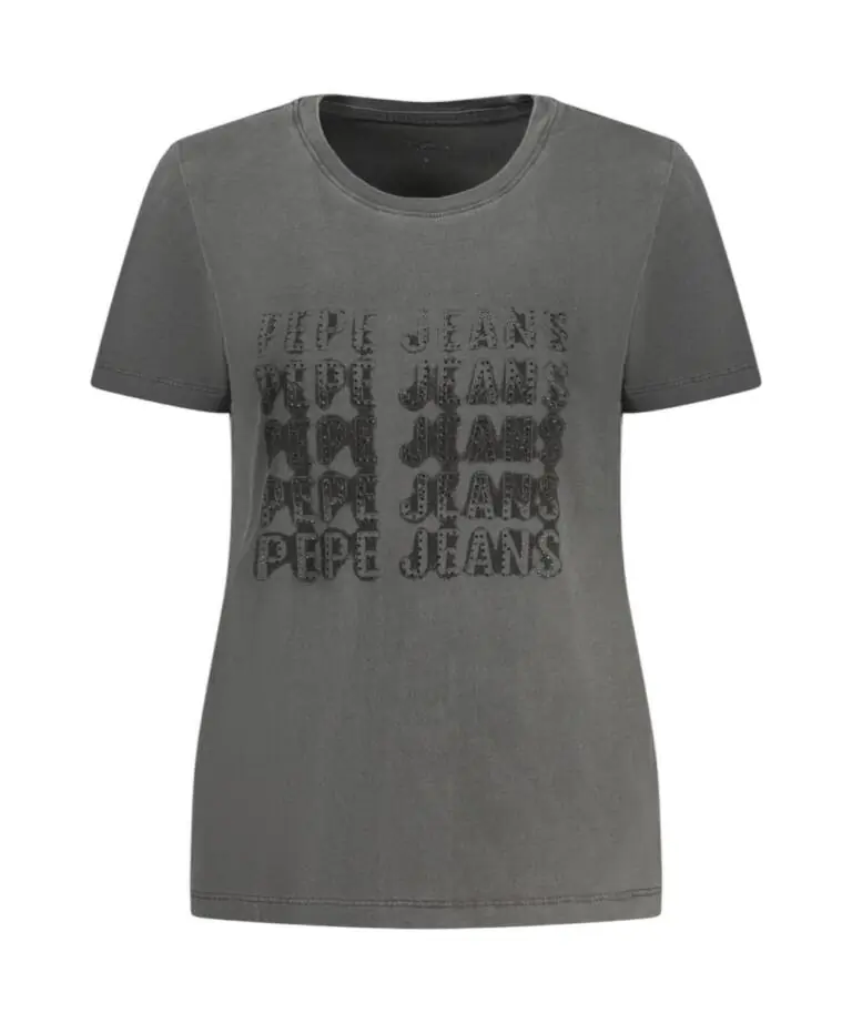Pepe Jeans - Γυναικείο T-shirt Bree  PL5000088-990 Μαύρο