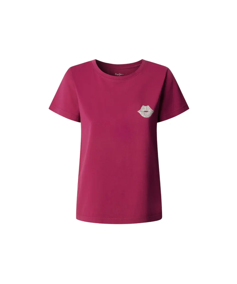 Pepe Jeans - Γυναικείο T-shirt Brule PL5000082-387 Φούξια