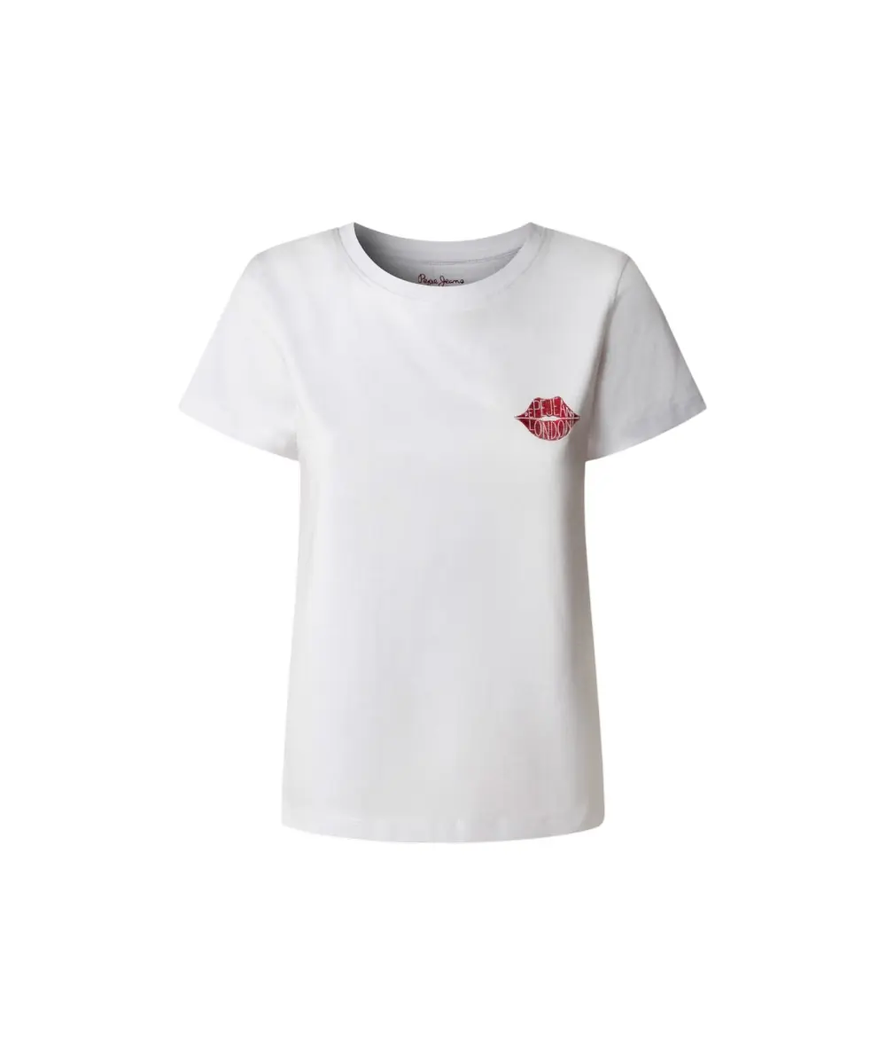 Pepe Jeans - Γυναικείο T-shirt Brule PL5000082-800 Λευκό