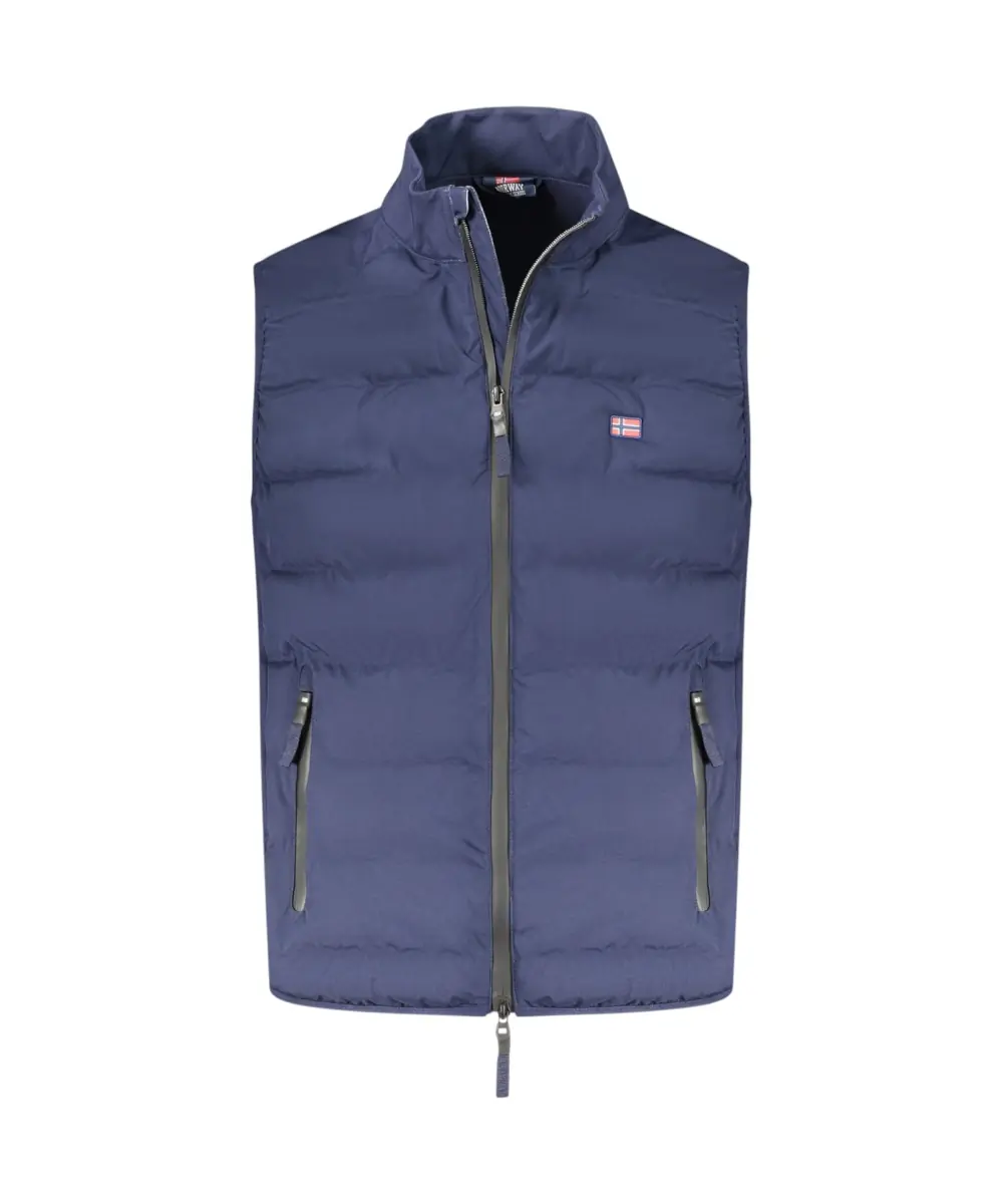 Scuola Nautica Italiana - Ανδρικό Αμάνικο Μπουφάν 859131-NAVY Μπλε Ναυτικό