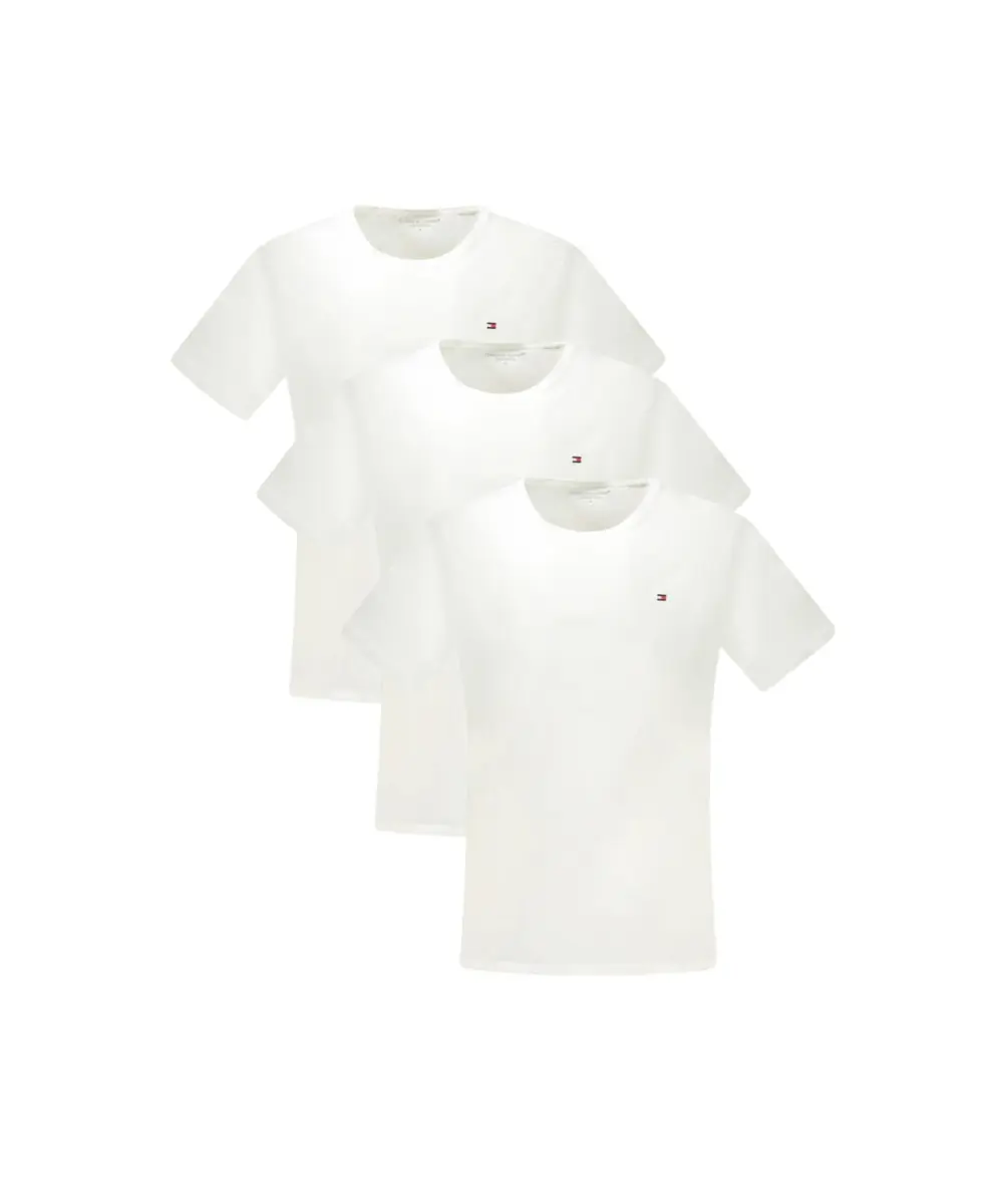Tommy Hilfiger - Ανδρικές Φανέλες Κοντομάνικες 3Pack UM0UM03379-05E Λευκό