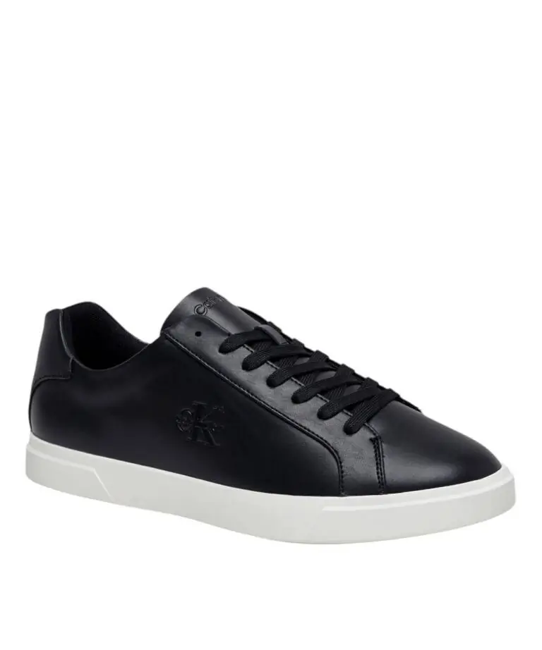 Calvin Klein - Ανδρικά Sneakers Low Prof Cupsole Lth HM0HM02123-BEH Μαύρο