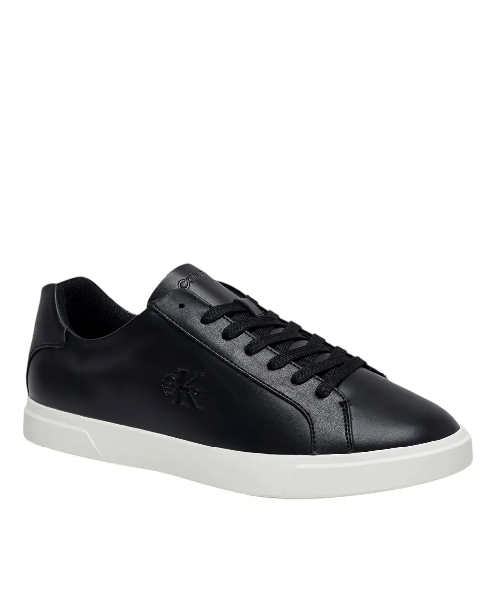 Calvin Klein - Ανδρικά Sneakers Low Prof Cupsole Lth HM0HM02123-BEH Μαύρο