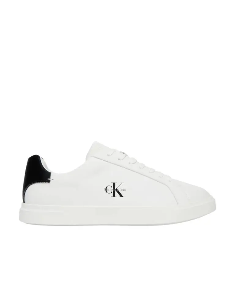 Calvin Klein - Γυναικεία Sneakers Low Pro Cups Lth Ml HW0HW03146-01W Λευκό