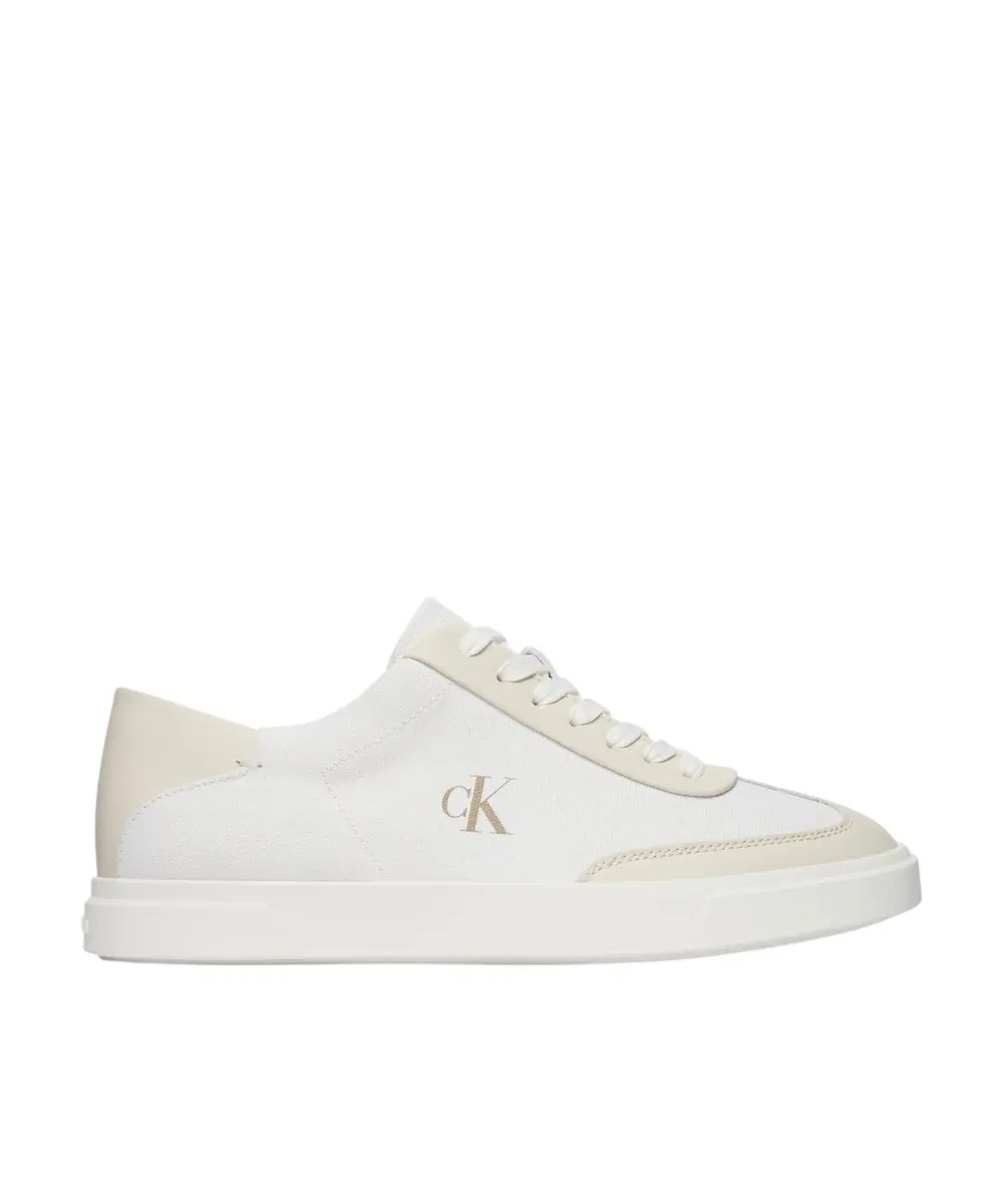 Calvin Klein - Γυναικεία Sneakers Low Pro Cups Wt Canv Mg HW0HW03145-0HT Λευκό