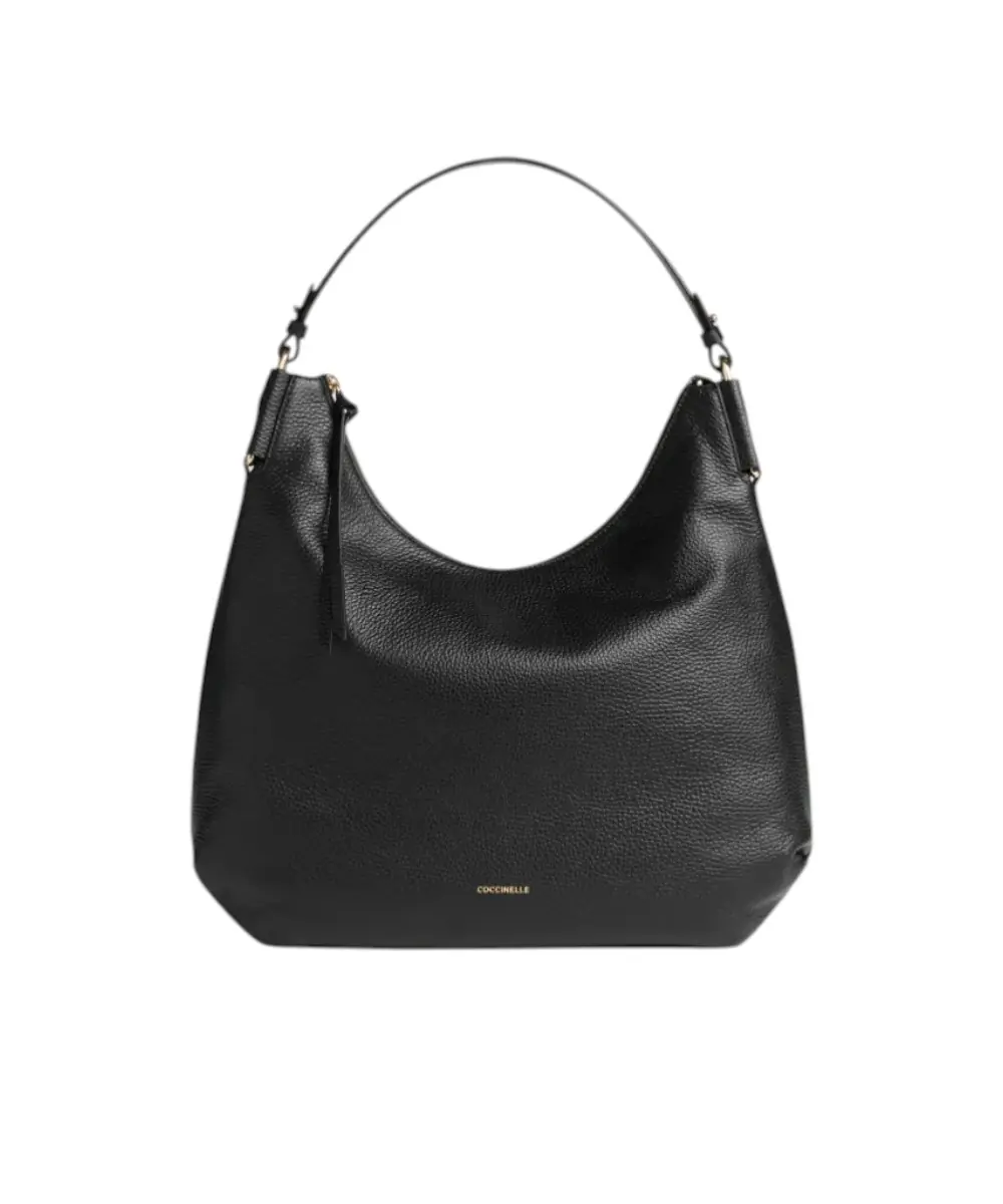 Coccinelle - Γυναικεία τσάντα Ώμου Rebekka Medium E1T95130101-001 Μαύρο