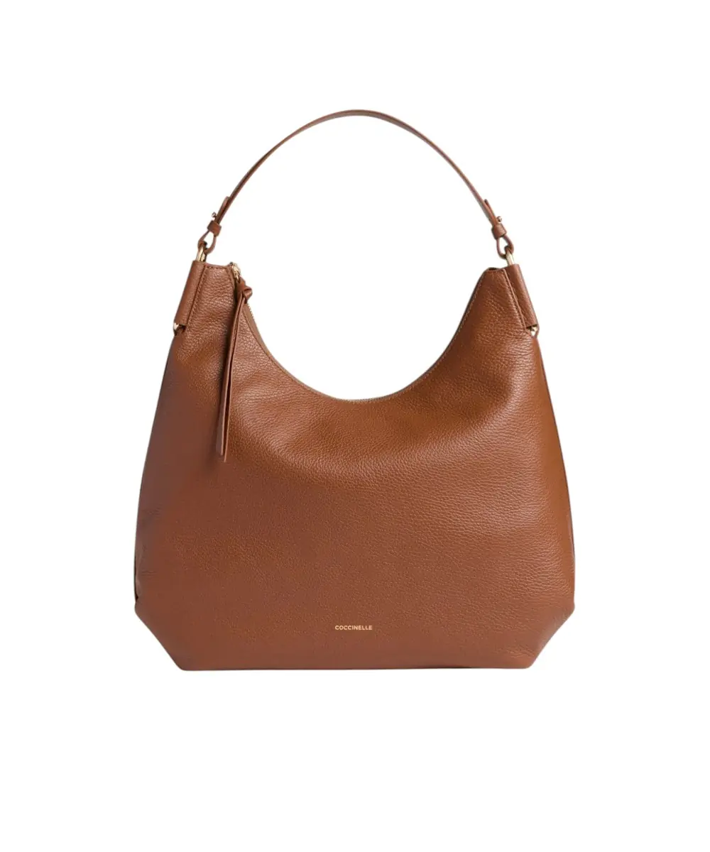 Coccinelle - Γυναικεία τσάντα Ώμου Rebekka Medium E1T95130101-W11 Καφέ