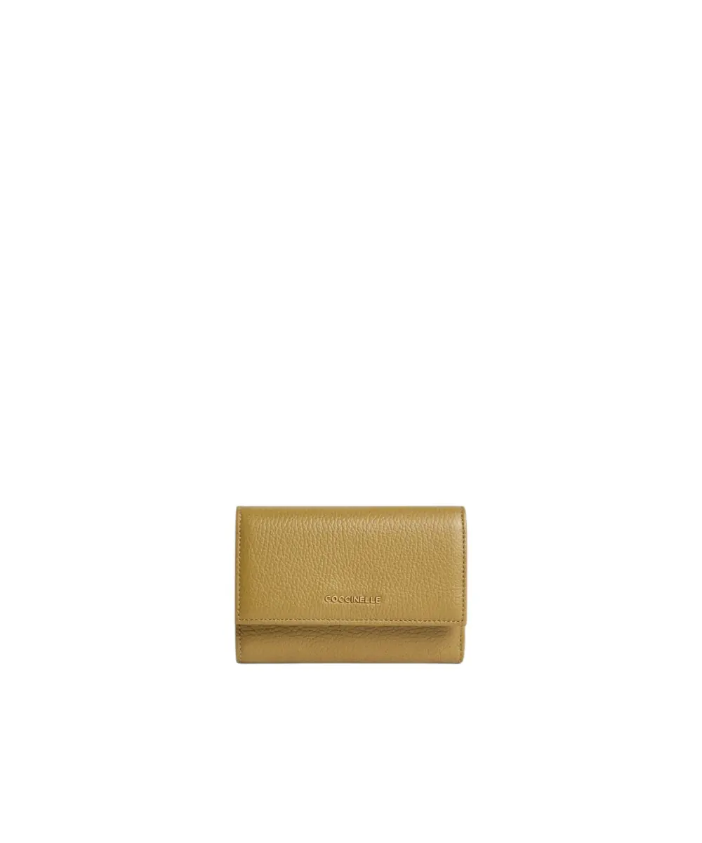 Coccinelle - Γυναικείο Πορτοφόλι Metallic Medium E2MW5116601-G43 Πράσινο