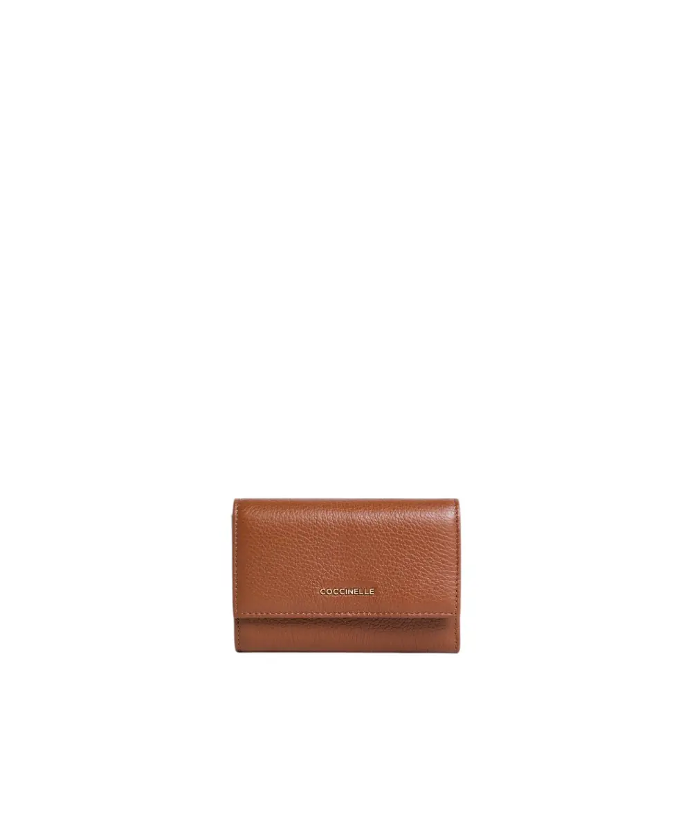 Coccinelle - Γυναικείο Πορτοφόλι Metallic Medium E2MW5116601-W11 Καφέ