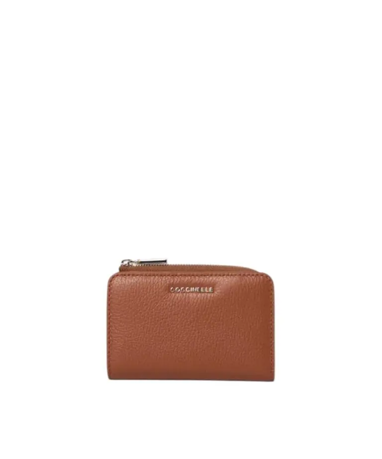 Coccinelle - Γυναικείο Πορτοφόλι Metallic Soft Small E2MW511D101-W11 Καφέ