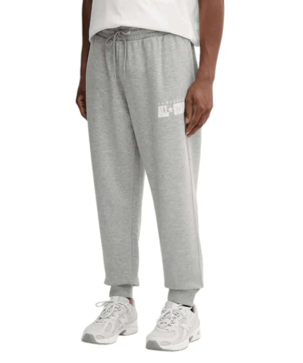 Converse - Ανδρικό Παντελόνι Φόρμας All Star Joggers Cut Through CVM5B161-027 Γκρι