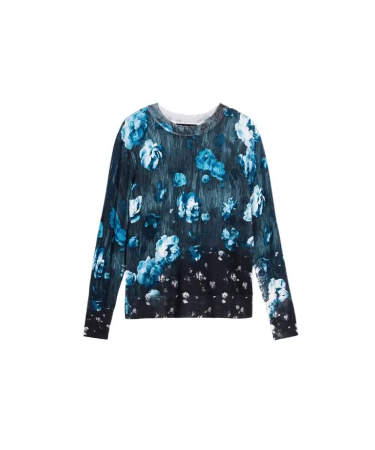 Desigual - Γυναικεία Μπλούζα Fargo 26SWJF11-2000 Μπλε