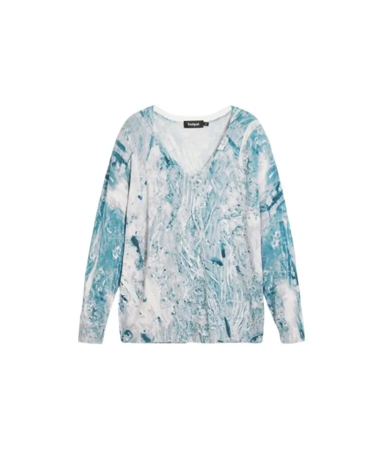 Desigual - Γυναικεία Μπλούζα Ottawa 26SWJF06-5094 Γαλάζιο
