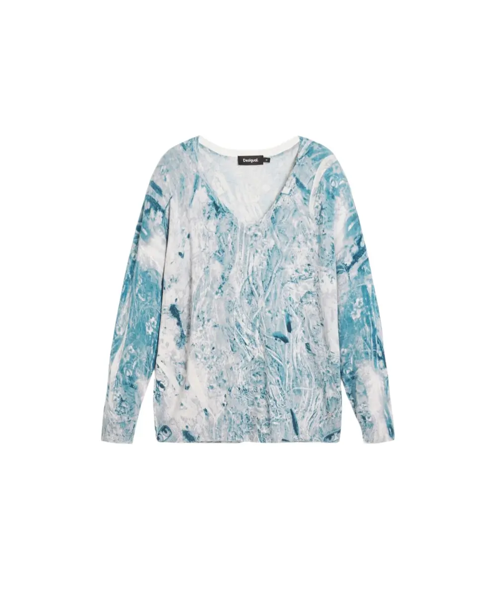 Desigual - Γυναικεία Μπλούζα Ottawa 26SWJF06-5094 Γαλάζιο