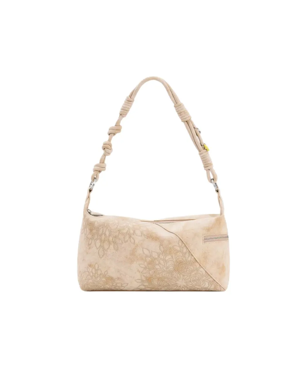 Desigual - Γυναικεία Τσάντα Ώμου Sierra Sand Huntington 26SAXPB7-1018 Μπεζ